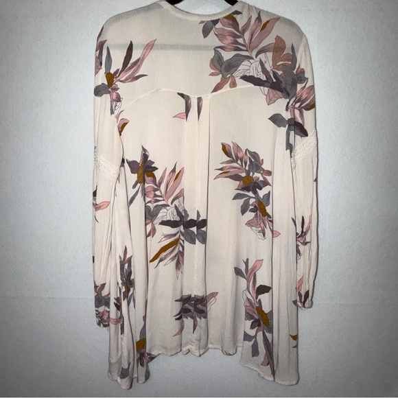 Free People Orchid Print Swing Tunic - Picture 8 of 9